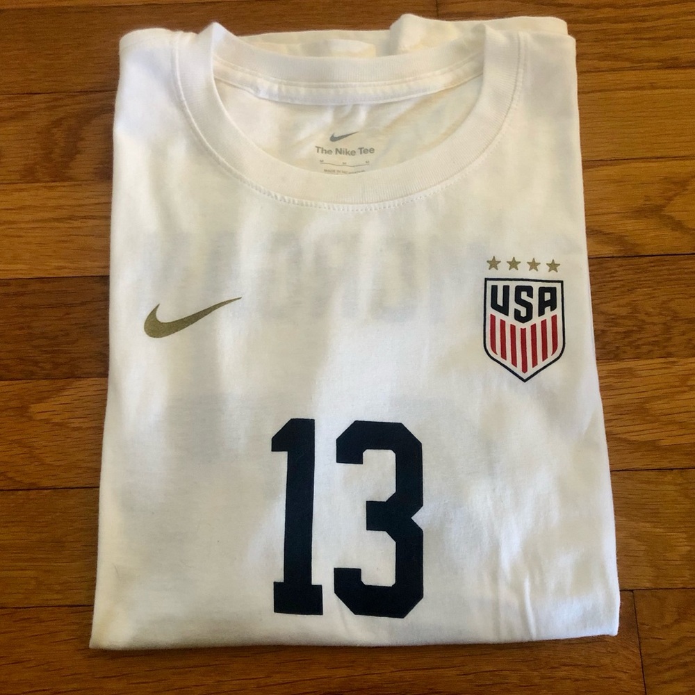 NWT Nike Alex Morgan USWNT Soccer T-Shirt M - Picture 3 of 4